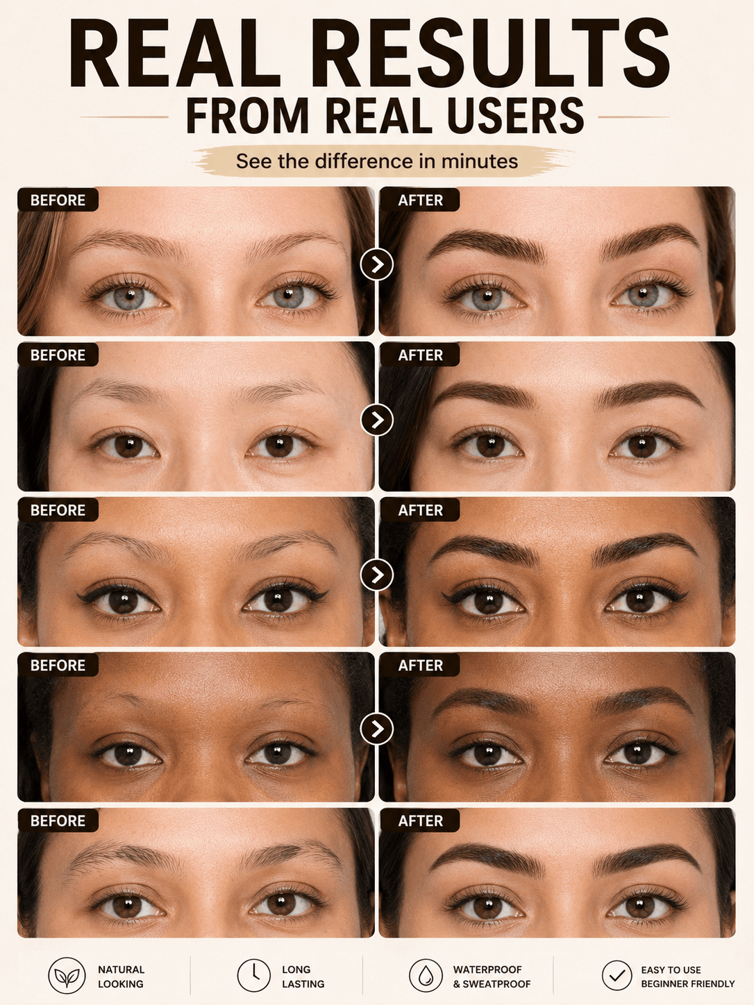 Henna brows waterproof tints