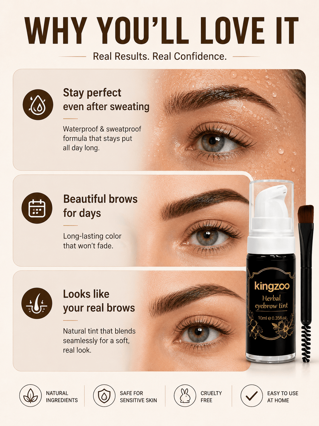 Henna brows waterproof tints