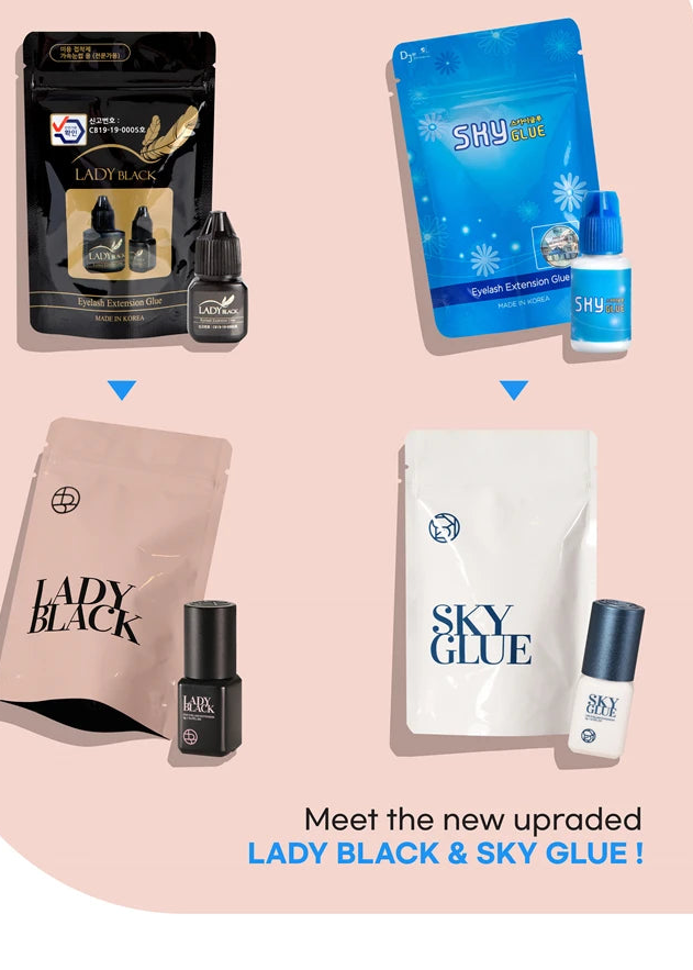 Long lasting lash glue